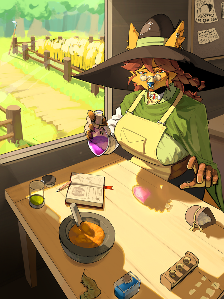 Rendered Illust. w/ Background